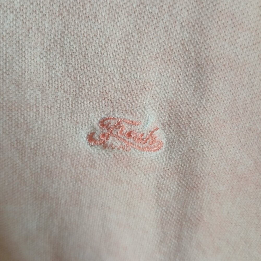 Fresh Brand Men's Polo Short Sleeve Medium Faded Orange, Shirt, VG Condition - Picture 3 of 10